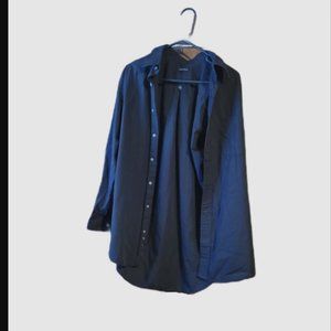 George Mens Long Sleeve Button Down Dress Shirt